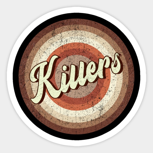 Vintage brown exclusive - the Killers Sticker by roeonybgm